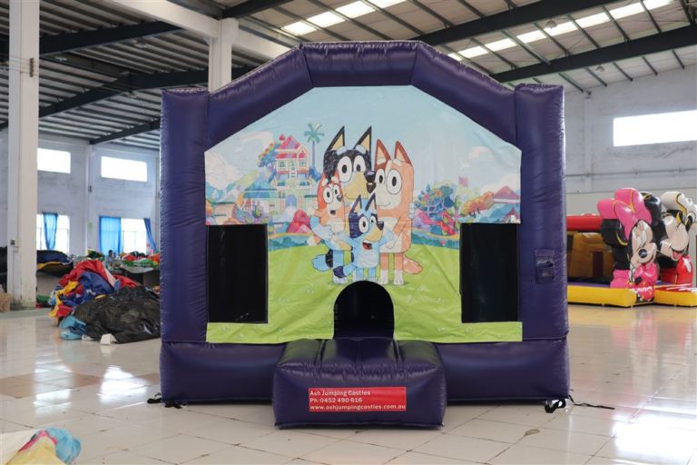 Bluey Combo”Closed front” Sydney Jumping Castles Cheapest Jumping