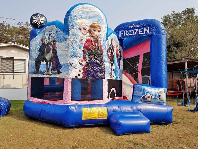 Frozen 5 in 1 Combo Jumping Castle Cheapest Jumping Castle Hire In