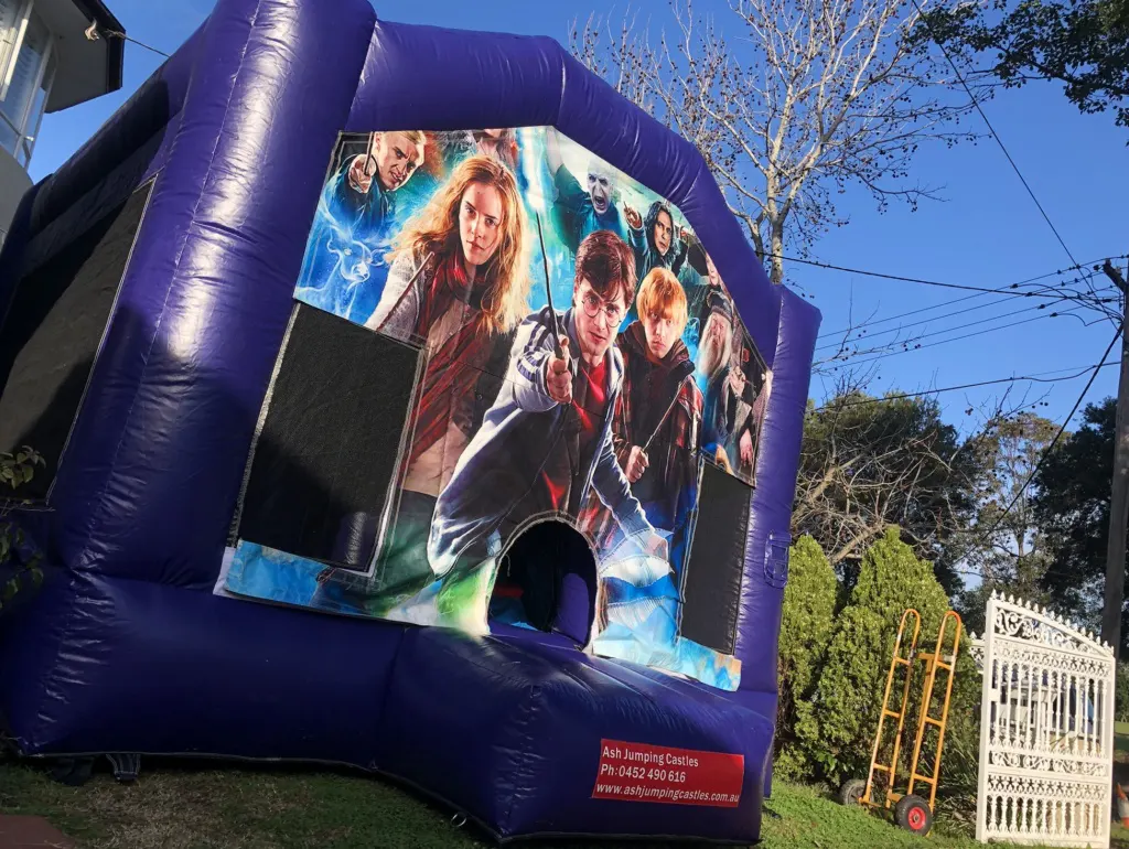 Harry Potter themed jumping castle hire Sydney