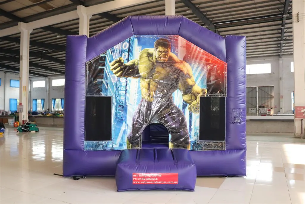Hulk themed jumping castle hire Sydney