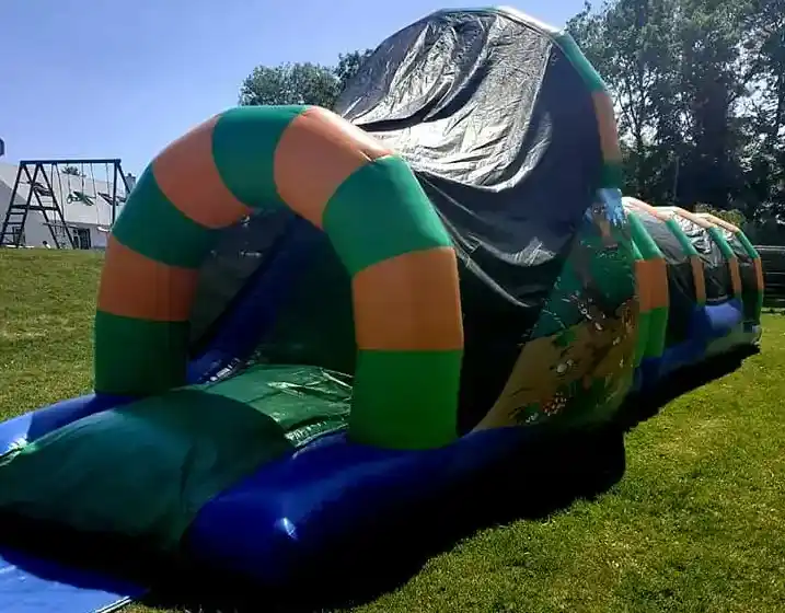 Inflatable obstacle course and giant slide hire Sydney - perfect for school events and fundraisers