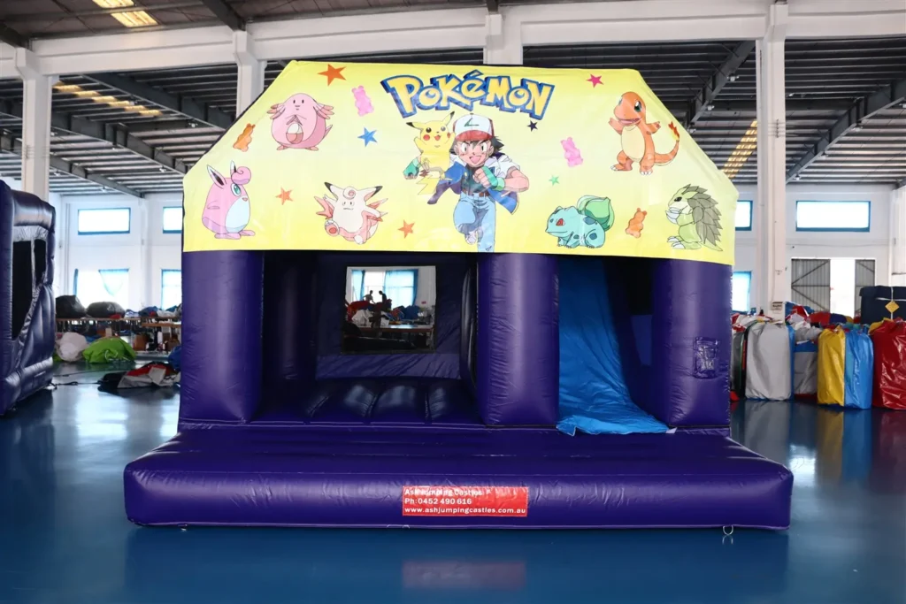 pokemon jumping castle hire in seven hills by ash jumping castles